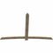 Ekena Millwork Bellingham Rough Sawn Timber Gable Bracket, Douglas Fir, 108"W x 72"H x 2"D x 6"F, 16/12 Pitch GBW108X72X0206BEL00RDF - alternate 2